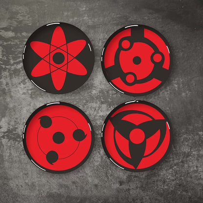 Center hub sticker - Naruto Mangekyo Sharingan