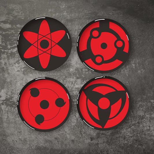 Center hub sticker - Naruto Mangekyo Sharingan