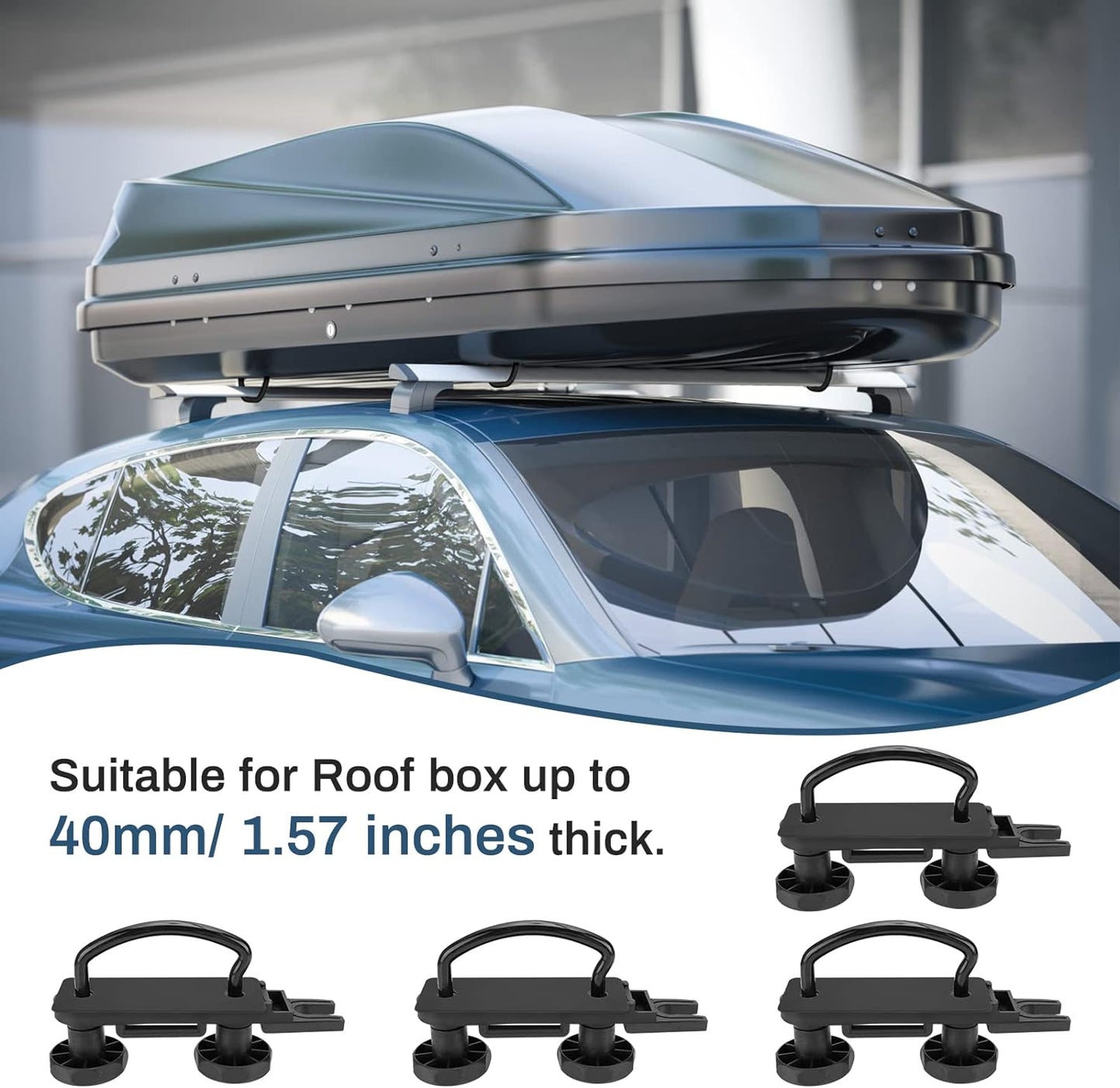 Lakeview Rooftop Cargo Box 480-L  55"L x 35.4"W x 16"H