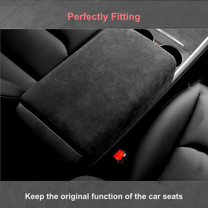 Tesla Model 3 / Model Y Alcantara Armrest Cover