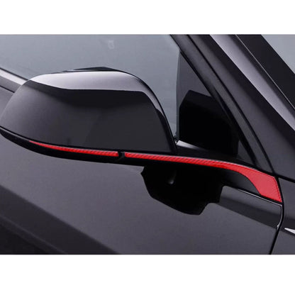 Tesla Model 3 Model Y Rearview Mirror Carbon Fiber Sports Trim Stickers anti-collision strips
