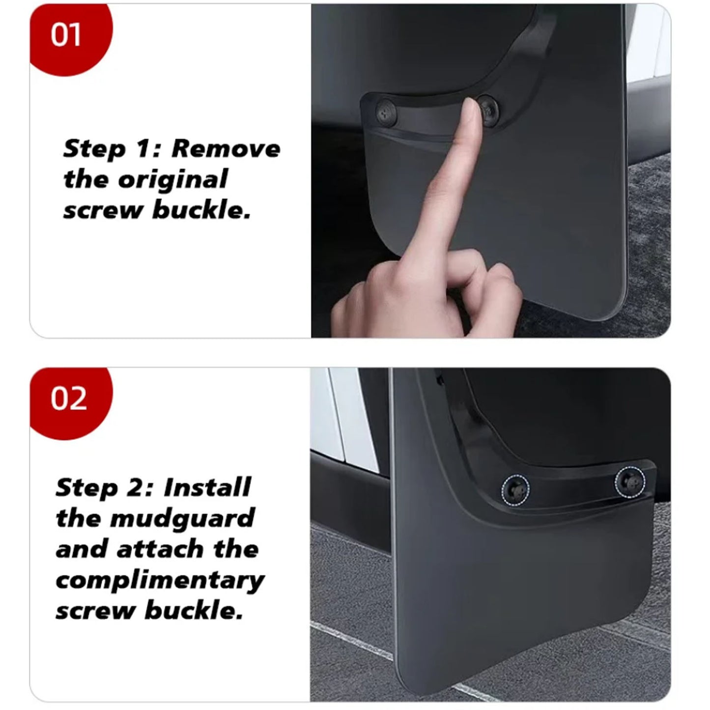 Tesla Model 3 highland TPE Mud flaps