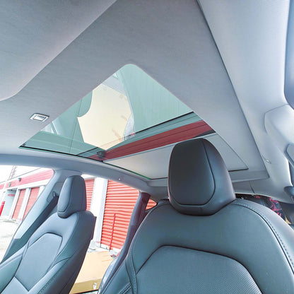 Tesla Model Y Voice Control Electric sunshade With Ambient Lights