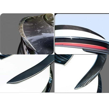 Real Carbon Fiber Rear Spoiler For Tesla Model 3 Y 2018-2028 Performance Sport Style