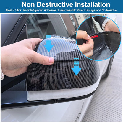 Tesla Model Y Juniper Rearview Side Mirror Cover Cap 2 PCS