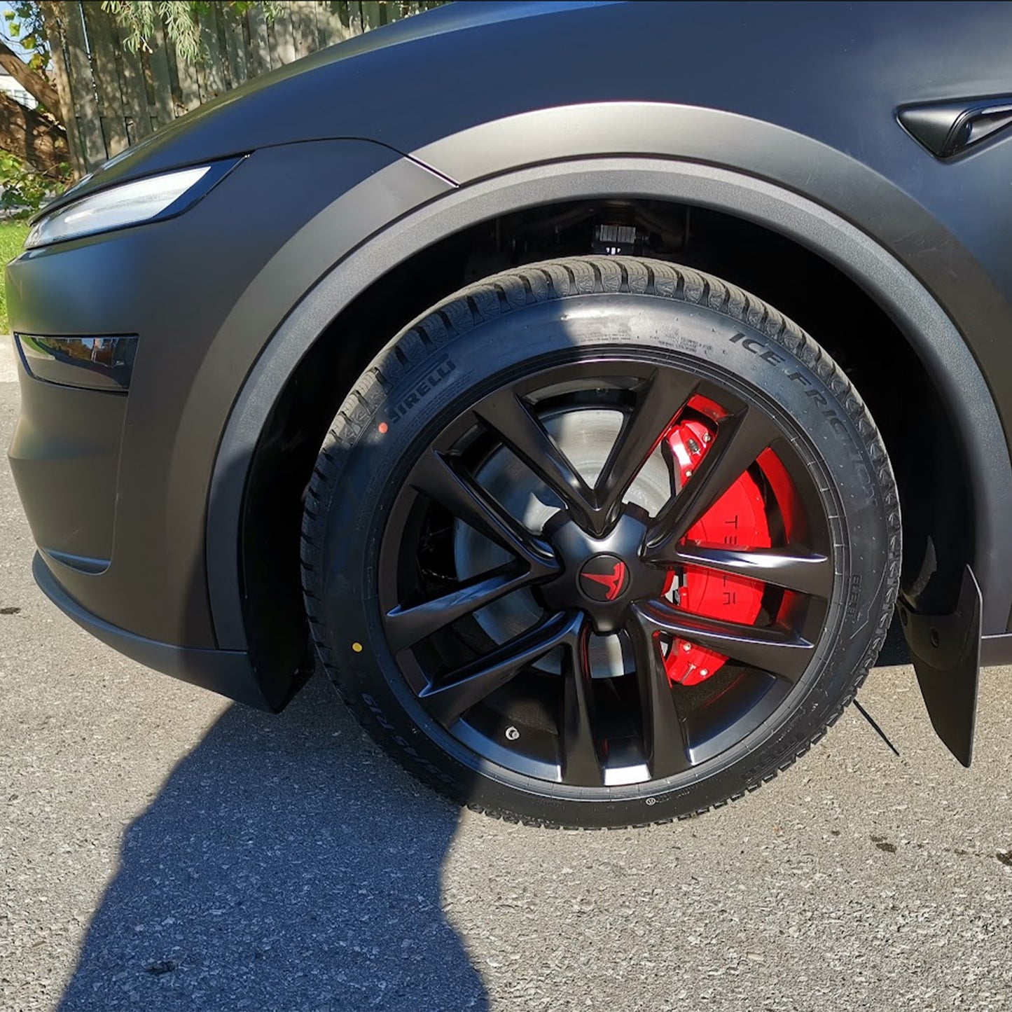 Tesla Model Y Juniper Brake Caliper Aluminum Cover Red Green