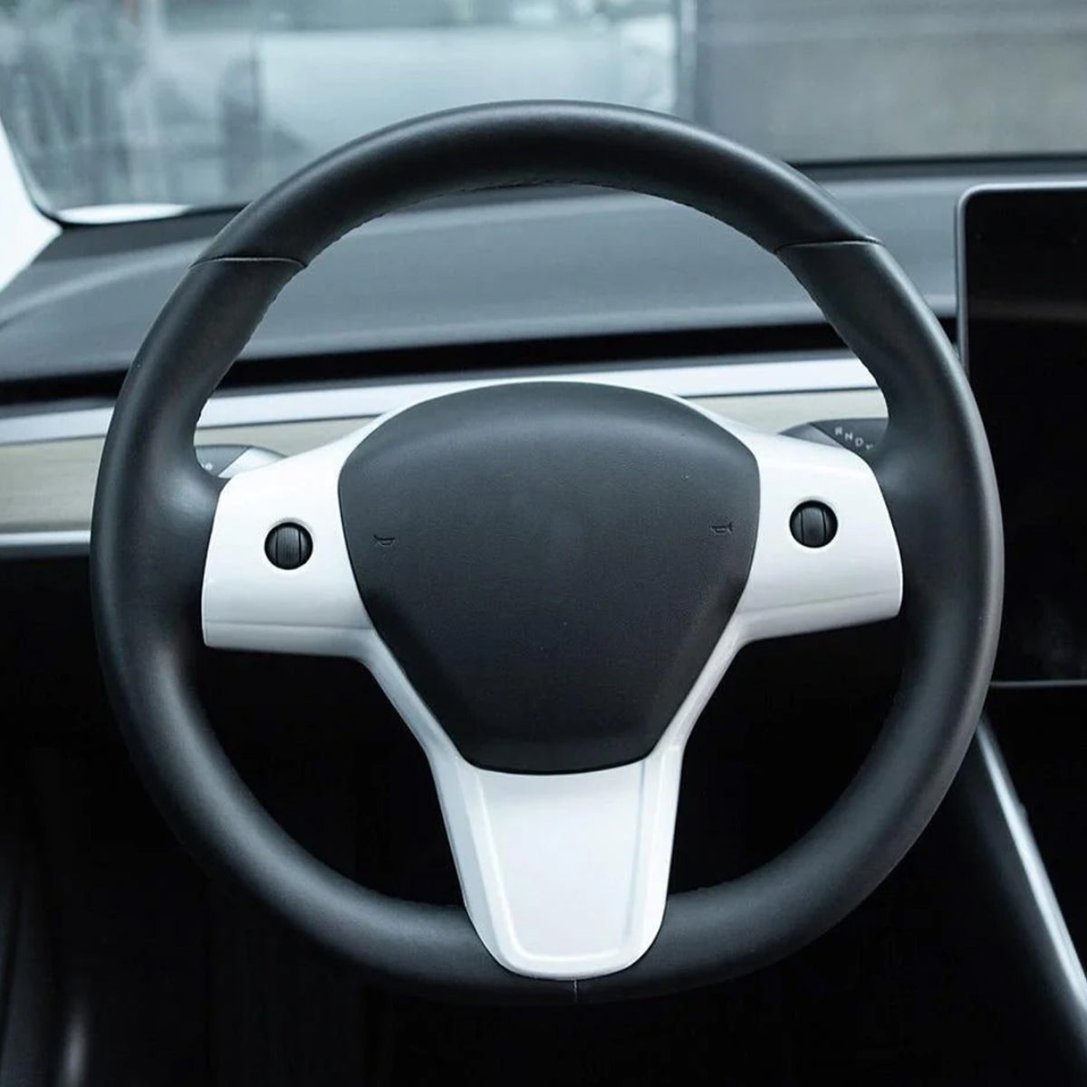 Tesla Model 3 /  Model Y  Steering Wheel Decorative Frame Stick on Protector