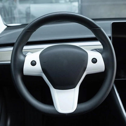 Tesla Model 3 /  Model Y  Steering Wheel Decorative Frame Stick on Protector