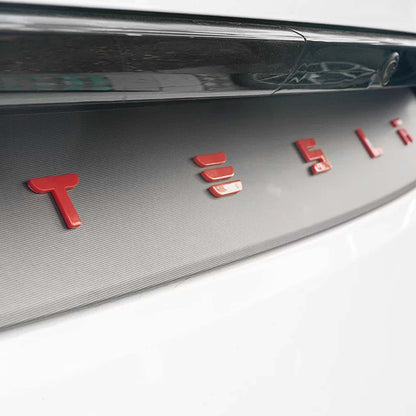 Tesla Model 3 Model Y Rear Emblem TESLA letter Logo Cover