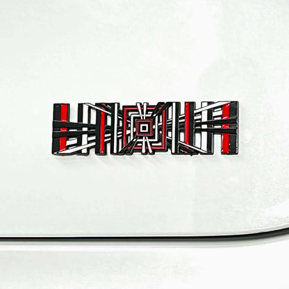 Tesla Plaid Spaceballs Tribute Aluminum Badge Trunk Emblem PLAID