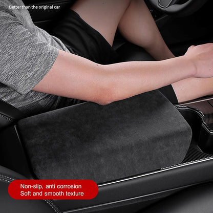 Tesla Model 3 / Model Y Alcantara Armrest Cover