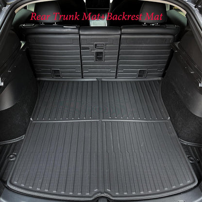 Tesla Model Y 2020-2025 TPE XPE All-weather 3D Floor Mats Full Set