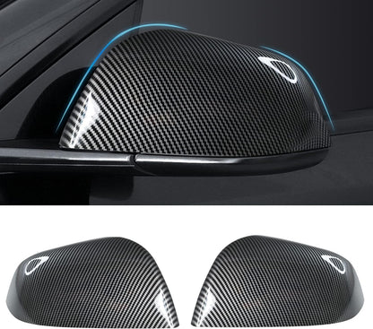 Tesla Model 3 Rearview Side Mirror Cover Cap 2 PCS Gloss Carbon Fiber