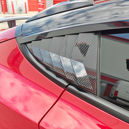 Tesla Model 3 Model Y Rear Side Window Louver Cover Vent Visor