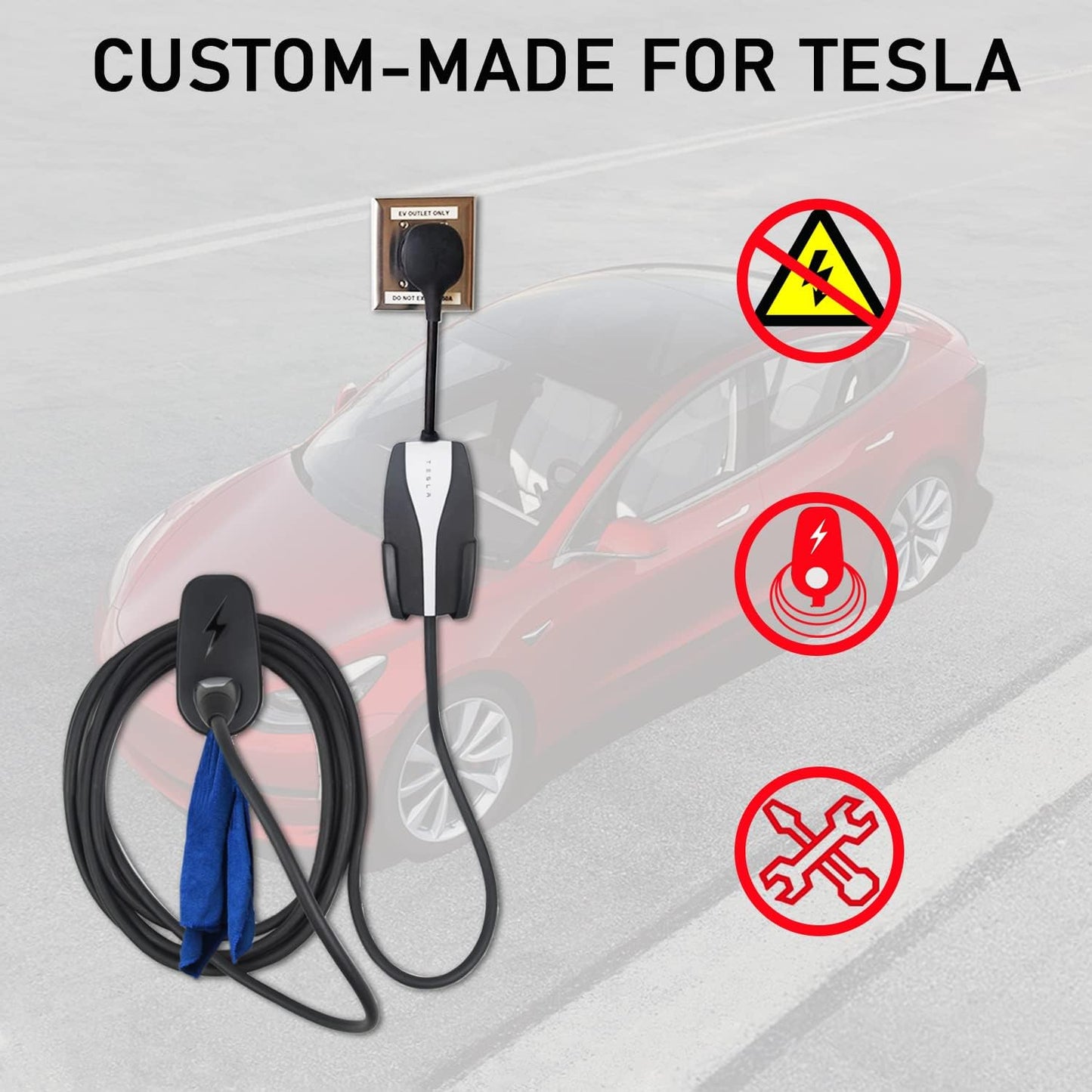 Tesla Standard Mobile Charger Organizer Charging Cable Holder