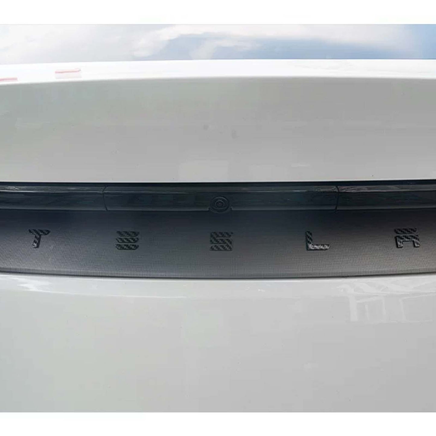 Tesla Model 3 Model Y Rear Emblem TESLA letter Logo Cover