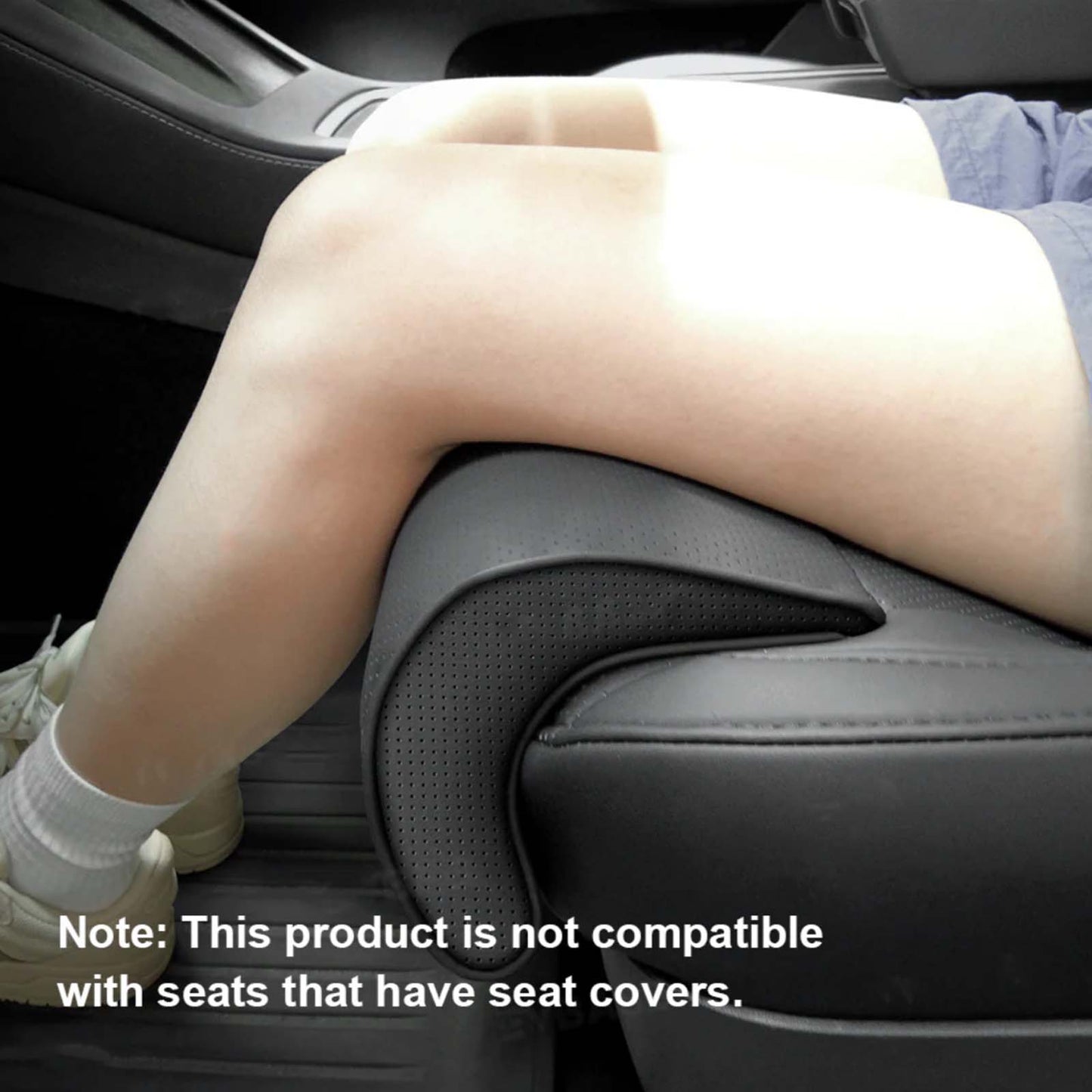 Model Y Model 3 Nappa Leather Front Seat Covers with Padded Leg Support 1PC