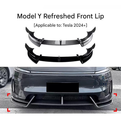 Tesla Model Y Juniper 2025+ Front Lip Spoiler V2