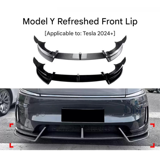 Tesla Model Y Juniper 2025+ Front Lip Spoiler V2