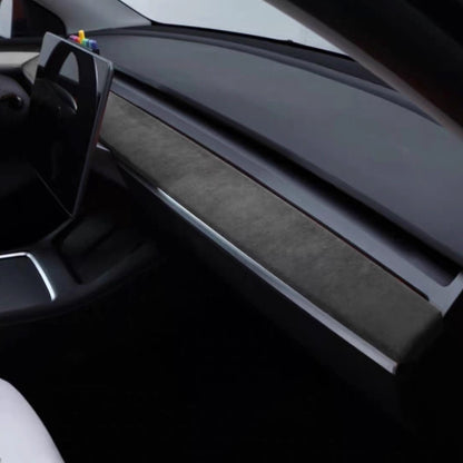 Tesla Model 3 Model Y Alcantara Dashboard Cover Wrap & Inner Front Door Trim Panel Armrest Cover