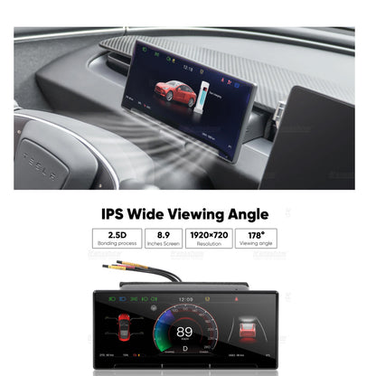 Model 3 Y F9 9-Inch Dashboard  Air vent Head Up Display