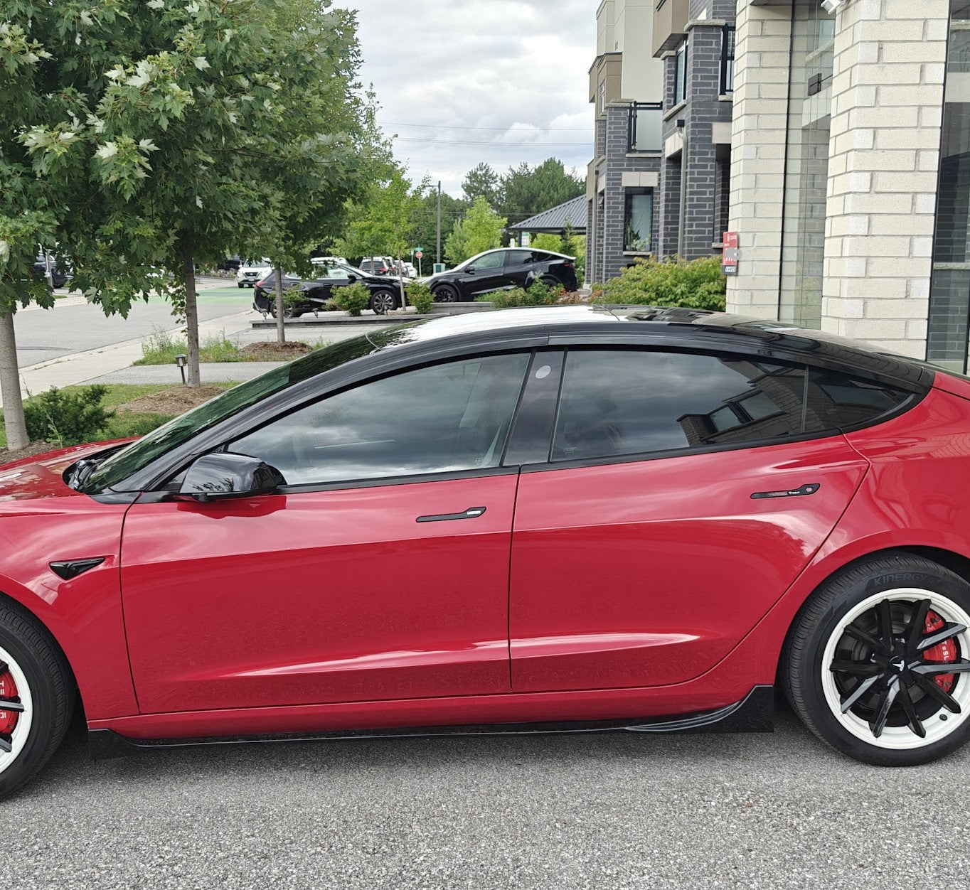 Tesla Model 3 Model Y Pillar Delete Glossy Black