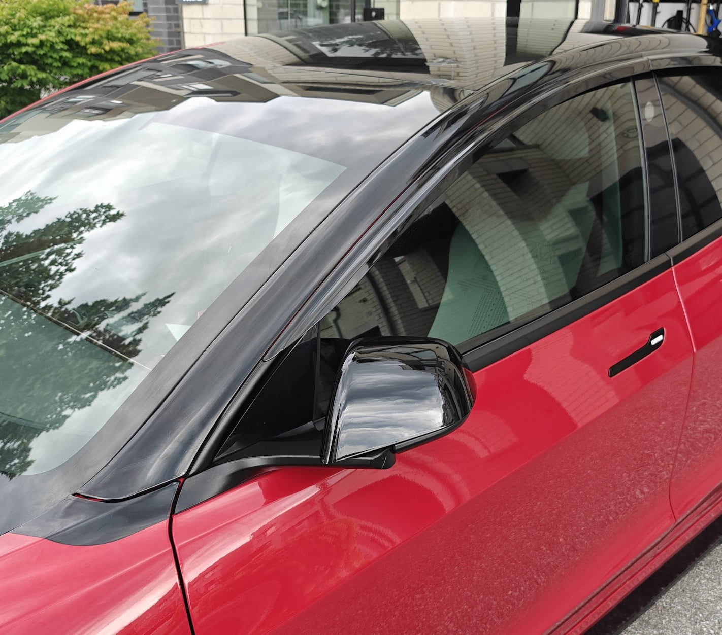 Tesla Model 3 Model Y Pillar Delete Glossy Black