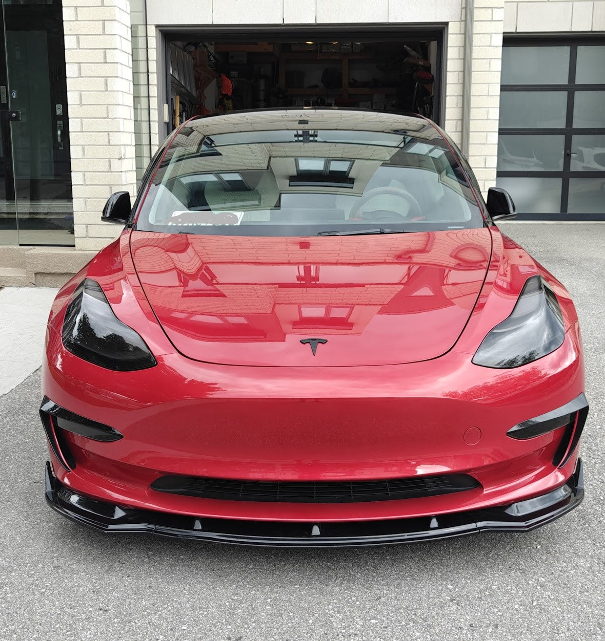 Tesla Model 3 Model Y Pillar Delete Glossy Black