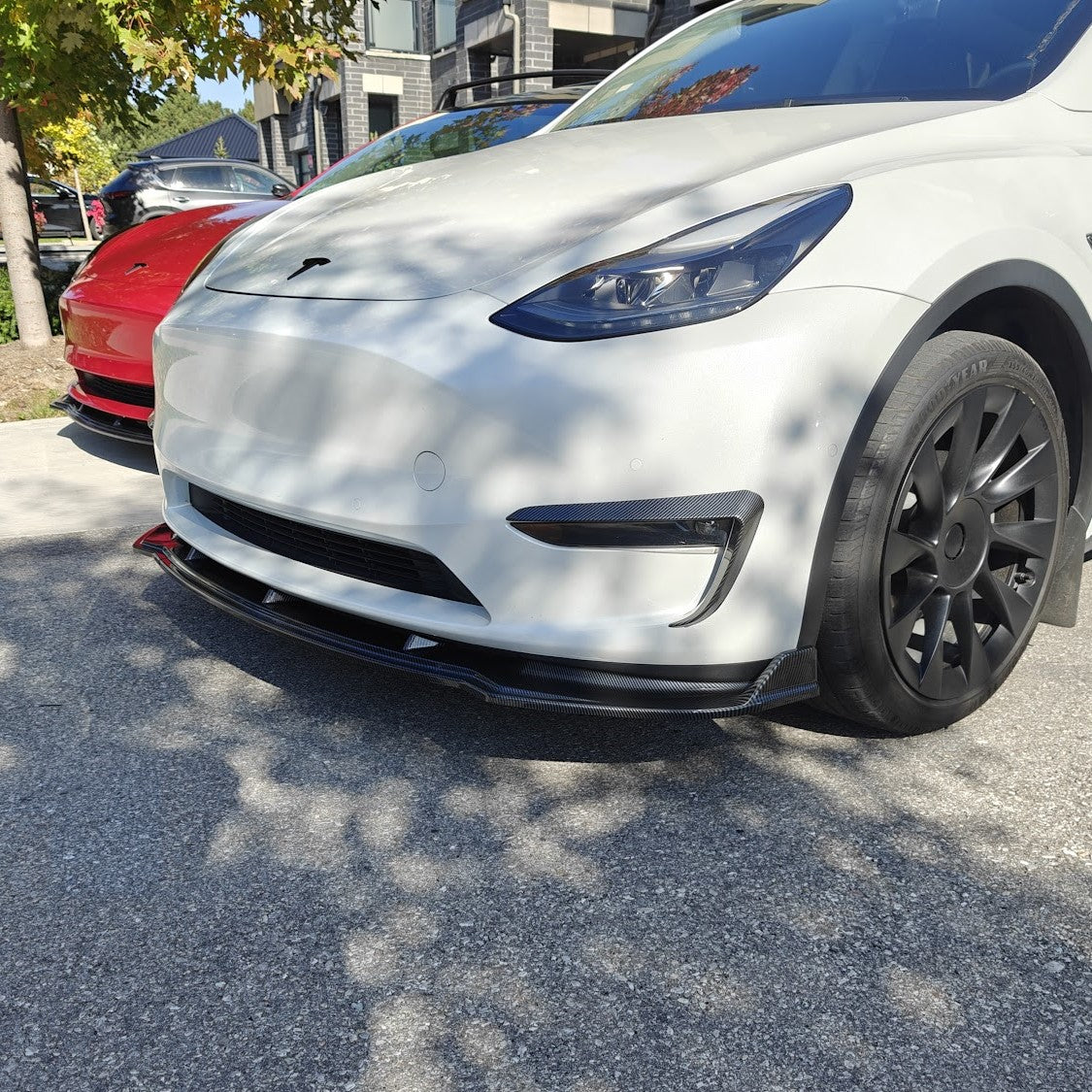 Tesla Model Y Front Bumper Lip Spoiler