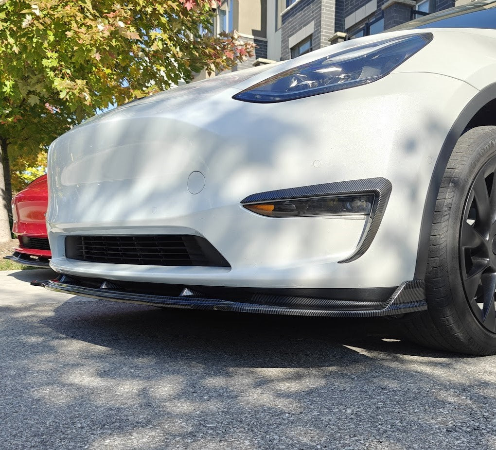 Tesla Model Y Front Bumper Lip Spoiler