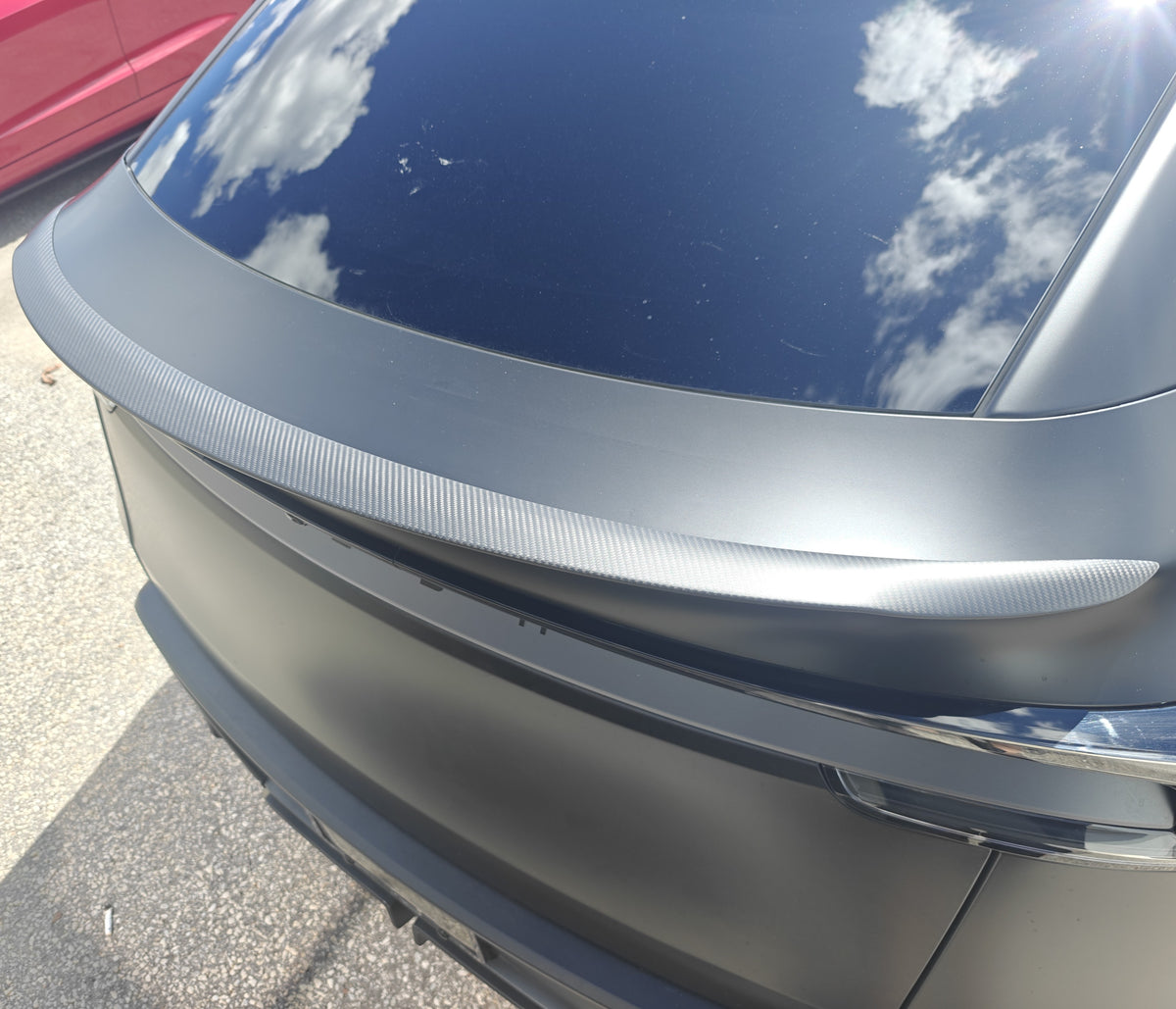 Real Carbon Fiber Rear Spoiler For Tesla Model 3 Y 2018-2028 Performance Sport Style