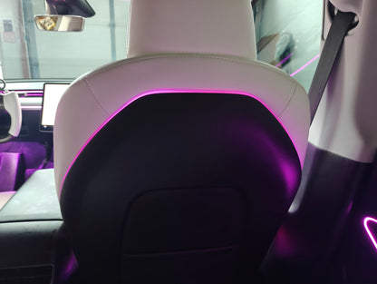Model 3 Model Y Acrylic Ambient Lights Auto ON Off with installation