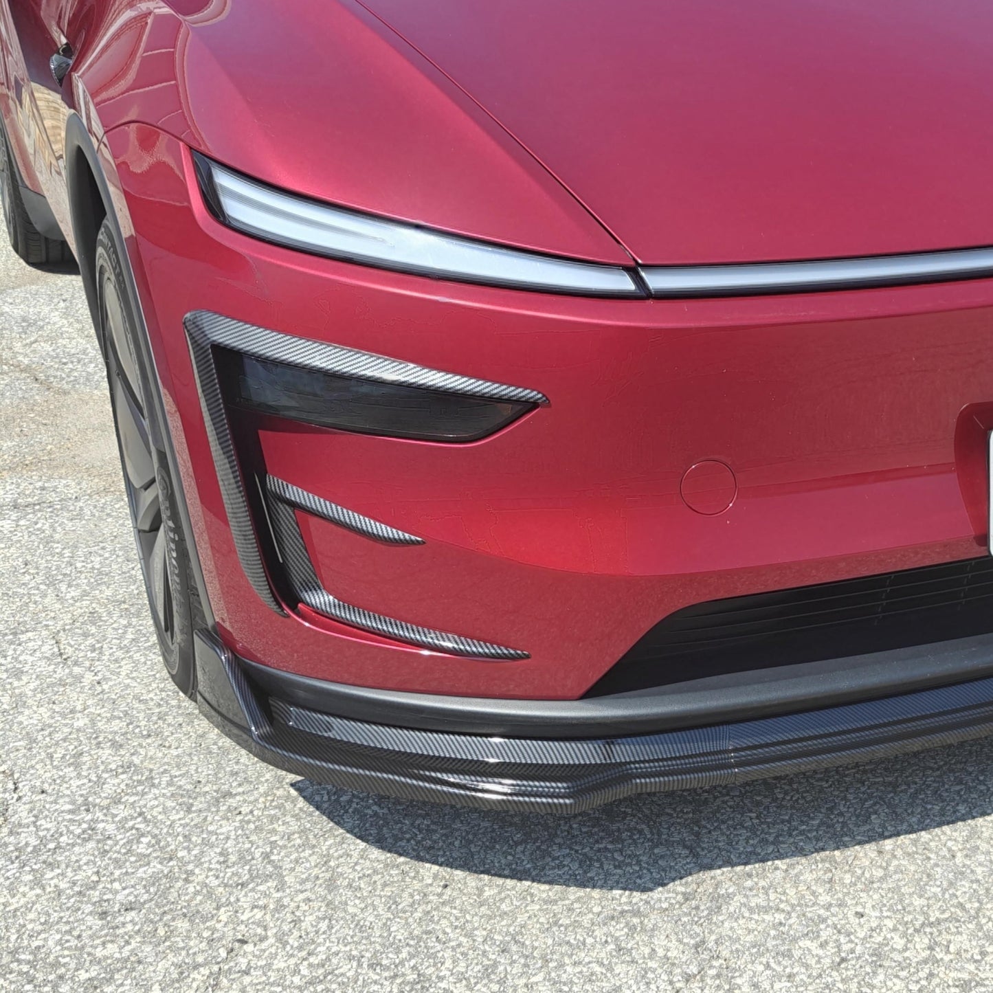 ‌Tesla Model Y Juniper Front Fog Light Trim Cover 2025+ 4pcs set