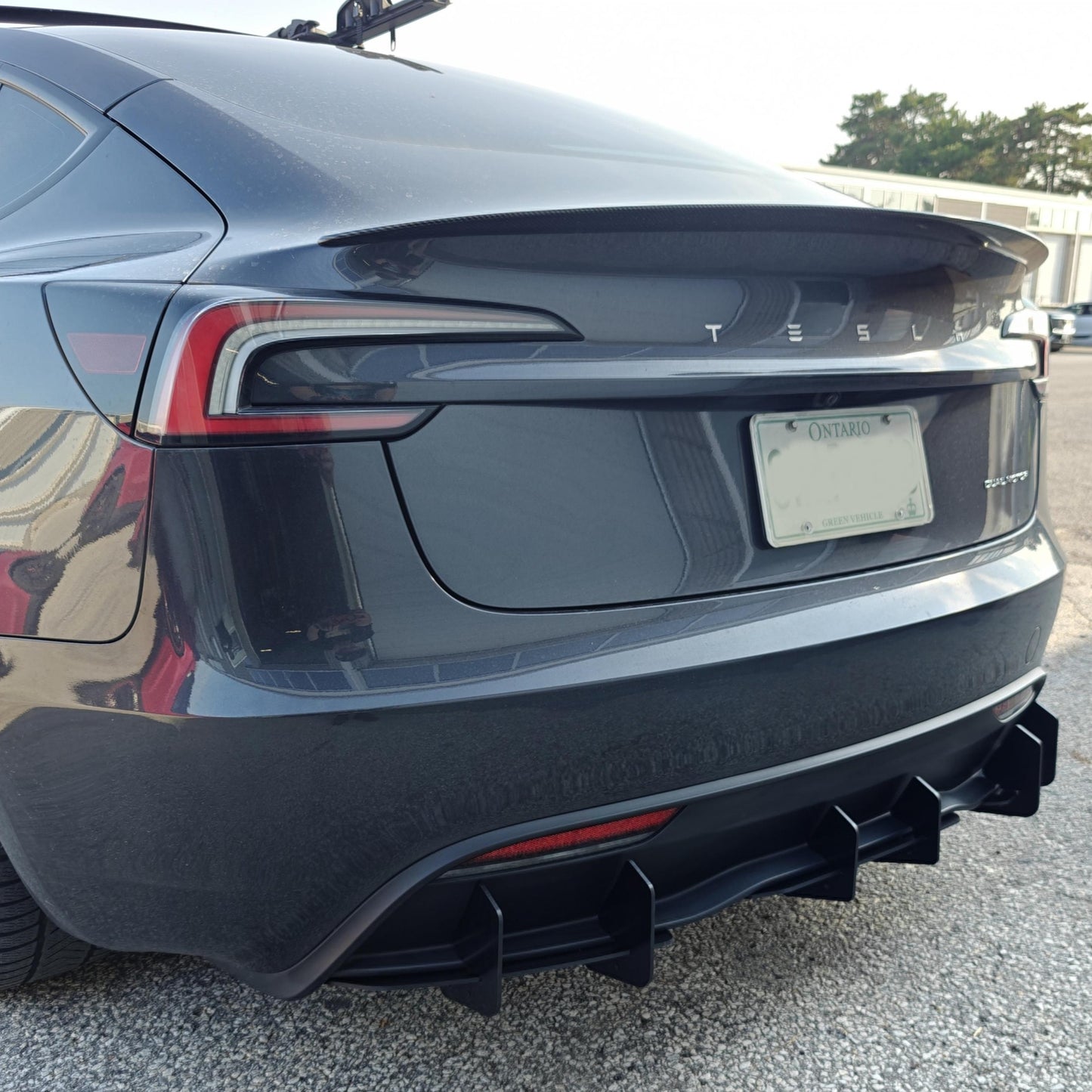 Tesla Model 3 2024+  Rear Bumper Lip Mod Diffuser Spoiler