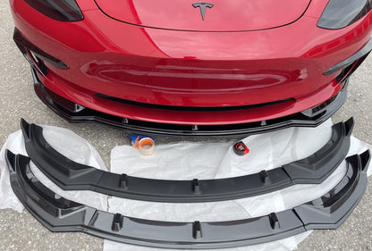 Tesla Model 3 Front Bumper Lip Spoiler