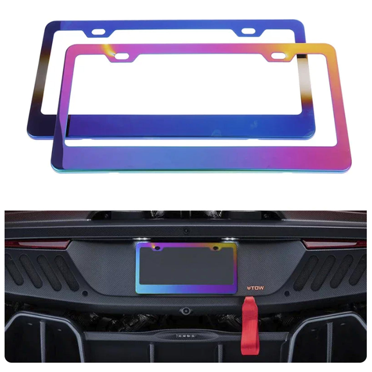 License Plate Frame NEO CHROME Stainless Steel