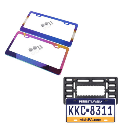License Plate Frame NEO CHROME Stainless Steel