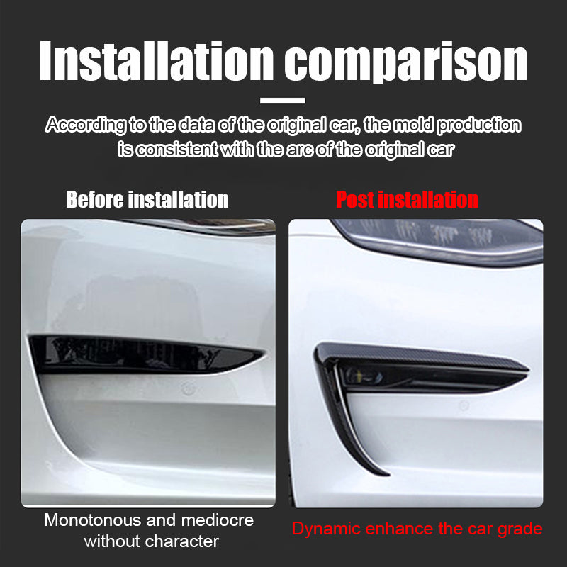 Tesla Model Y Front fog light trim cover