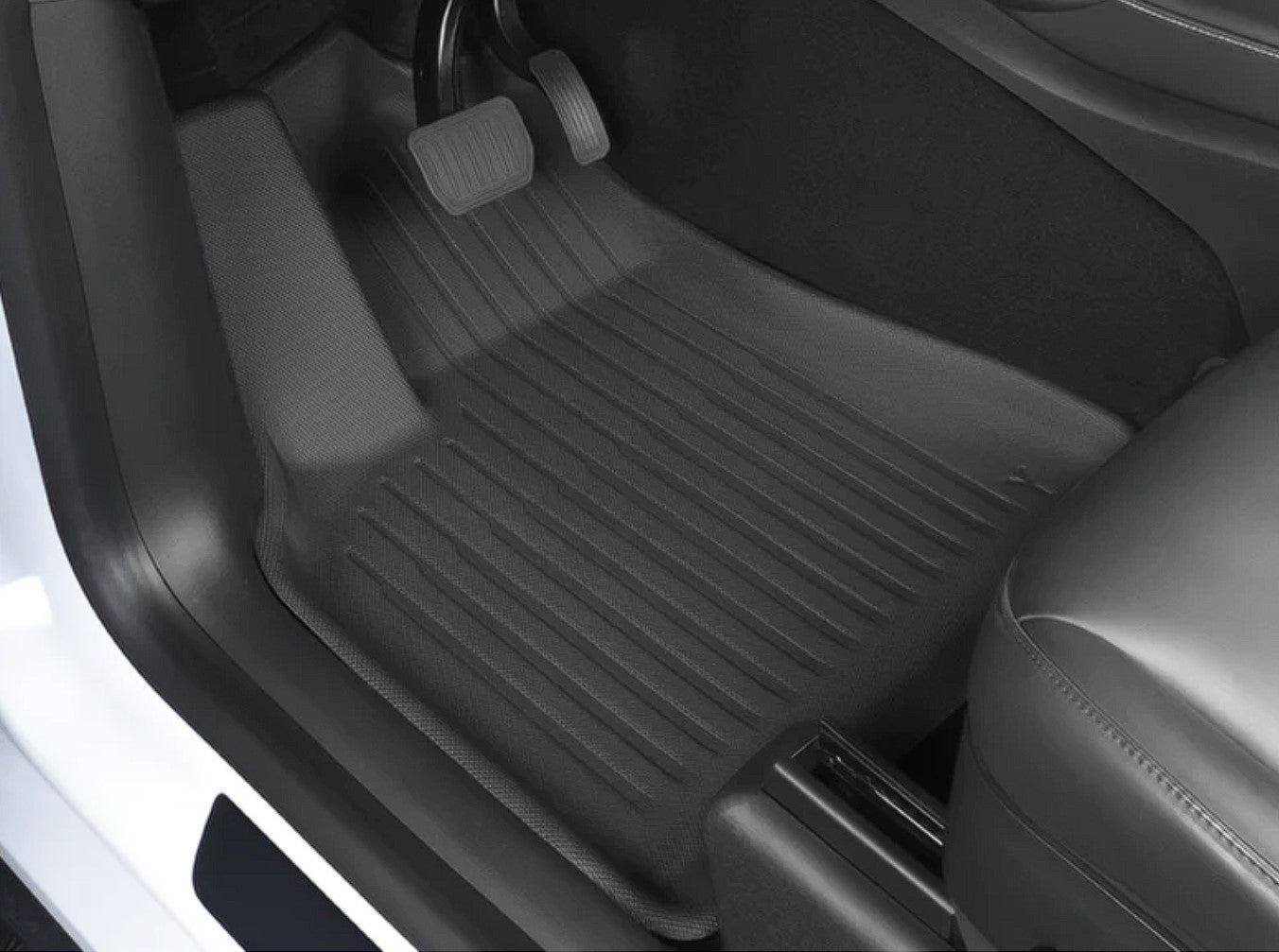 Tesla Model Y 2020-2025 TPE XPE All-weather 3D Floor Mats Full Set