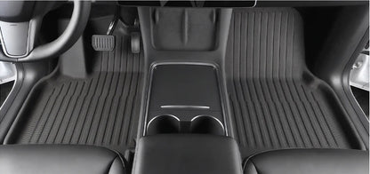 Tesla Model Y 2020-2025 TPE XPE All-weather 3D Floor Mats Full Set