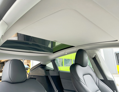 Model Y Retractable Glass Roof Sunshade