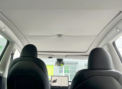 Model Y Retractable Glass Roof Sunshade