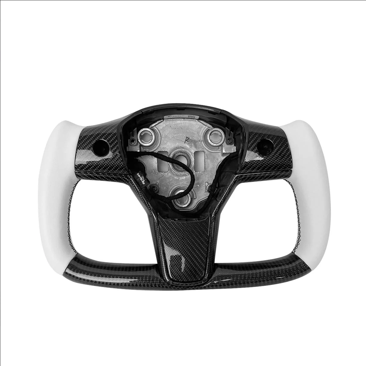 Tesla Model 3 / Y Yoke Steering Wheel Carbon Fiber Style A