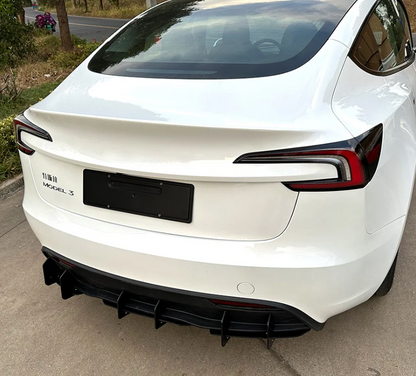 Tesla Model 3 2024+  Rear Bumper Lip Mod Diffuser Spoiler