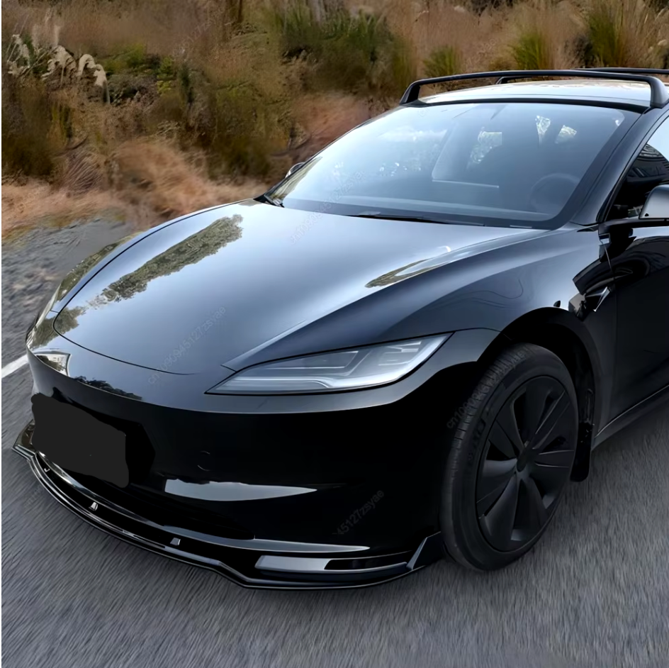 Tesla Model 3 Highland Front Spoiler Bumper Lip Style B