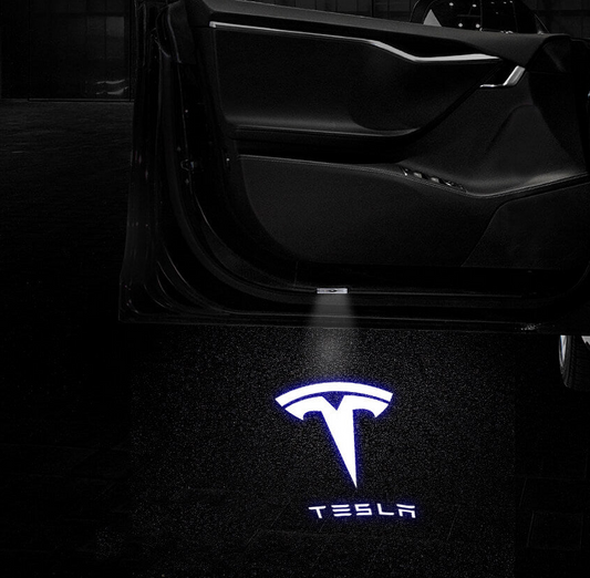 Tesla Projector Kits Puddle Lights Door LED Logo Projector Puddle Lights welcome light 4 doors