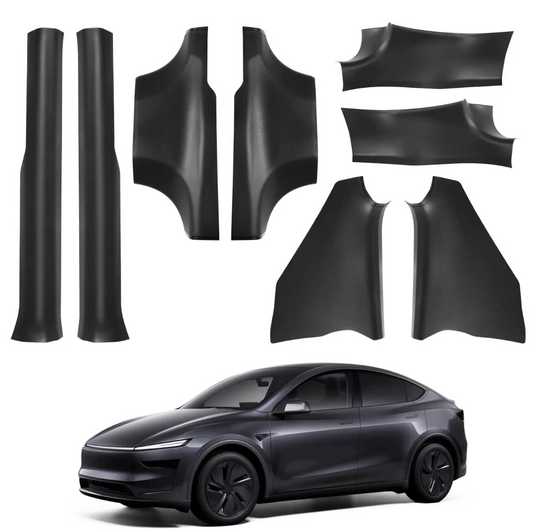 Tesla Model Y 2026 Juniper 8pcs inner door sill guard Protector Cover Matte Black