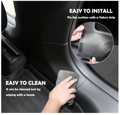 Tesla Model Y 2026 Juniper 8pcs inner door sill guard Protector Cover Matte Black