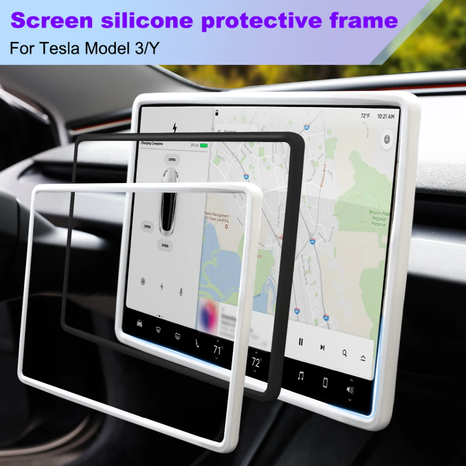 Tesla Model 3 Model Y Screen Silicone Frame Screen Edge Protector