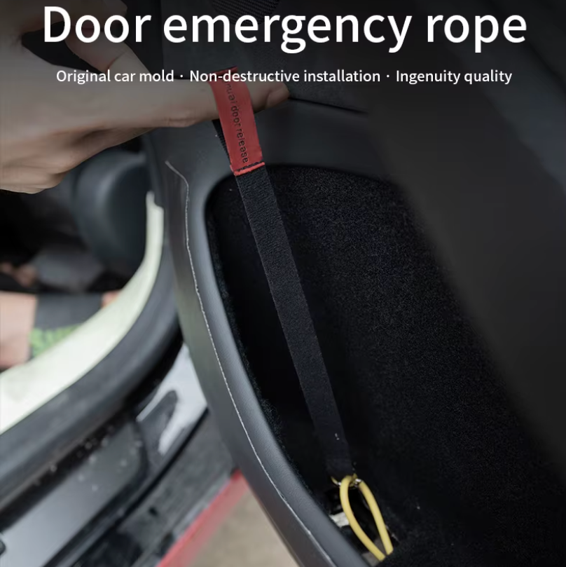 Tesla Model Y Newer Model 3 Highland Door Emergency Manual Handle Extended Puller